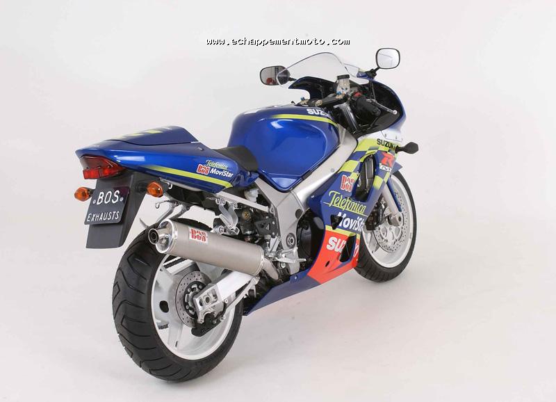 echappement moto SUZUKI GSX-R 750 2001 BOS